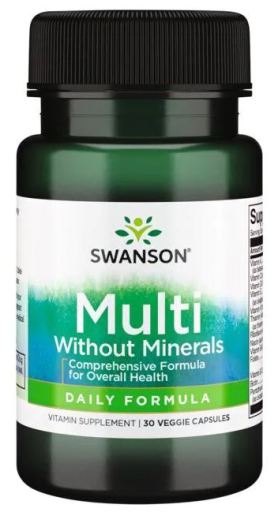 Daily Multi-Vitamin Without Minerals 30 Capsulas