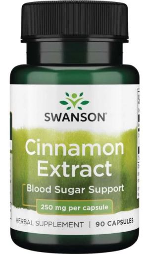 Cinnamon Extract 250 mg 90 Capsulas