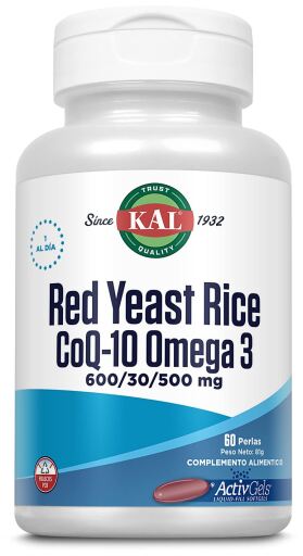 Red Yeast Rice + Q10 + Omega 3 60 Cápsulas